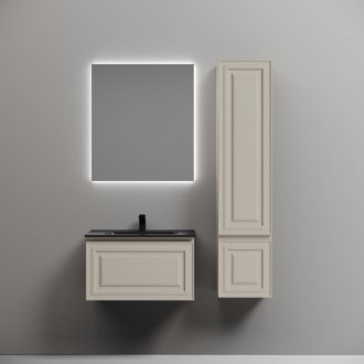 Тумба с раковиной Sancos Very 70 Beige Soft Black