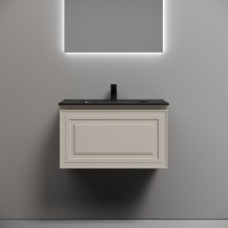 Тумба с раковиной Sancos Very 70 Beige Soft Black