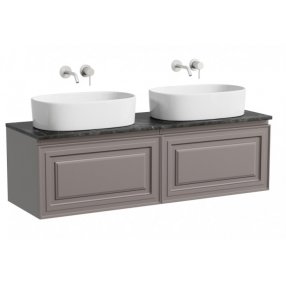 Тумба с раковинами и столешницей Sancos Very 140 Doha Soft TT140A1