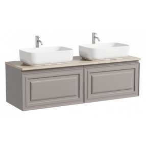 Тумба с раковинами и столешницей Sancos Very 140 Doha Soft TT140A2X