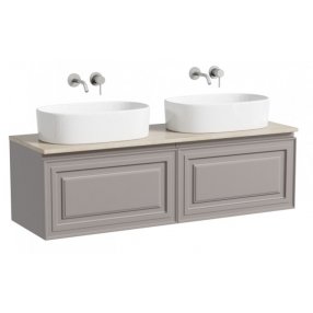 Тумба с раковинами и столешницей Sancos Very 140 Doha Soft TT140A2