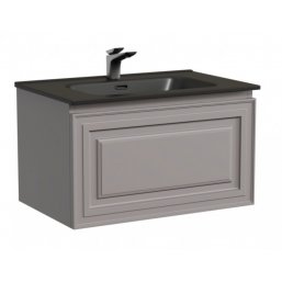 Тумба с раковиной Sancos Very 70 Doha Soft Black