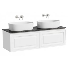 Тумба с раковинами и столешницей Sancos Very 140 Bianco TT140A1