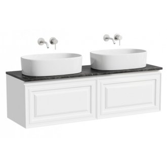 Тумба с раковинами и столешницей Sancos Very 140 Bianco TT140A1