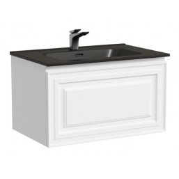 Тумба с раковиной Sancos Very 70 Bianco Black