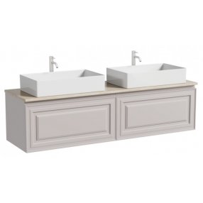 Тумба с раковинами и столешницей Sancos Very 160 Doha Soft TT160A2X