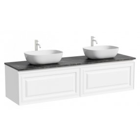 Тумба с раковинами и столешницей Sancos Very 160 Bianco TT160A1X