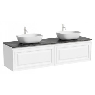 Тумба с раковинами и столешницей Sancos Very 160 Bianco TT160A1X