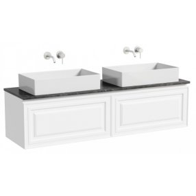 Тумба с раковинами и столешницей Sancos Very 160 Bianco TT160A1
