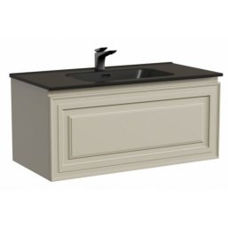 Тумба с раковиной Sancos Very 90 Beige Soft Black