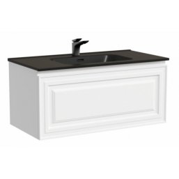 Тумба с раковиной Sancos Very 90 Bianco Black