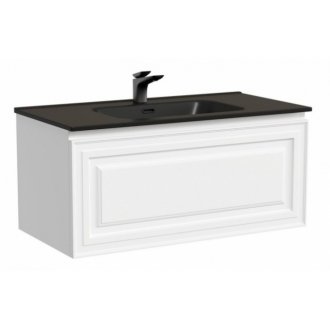 Тумба с раковиной Sancos Very 90 Bianco Black