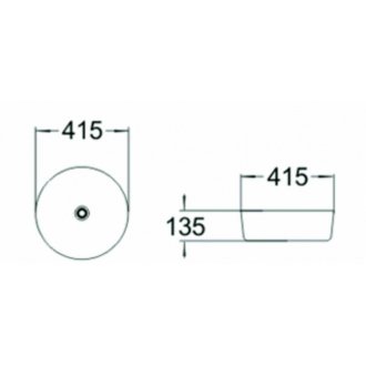 Раковина SantiLine SL-1054MR