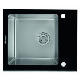 Мойка кухонная Seaman Eco Glass SMG-610B.B