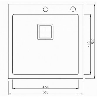 Мойка кухонная Seaman Eco Marino SMB-5151SQ