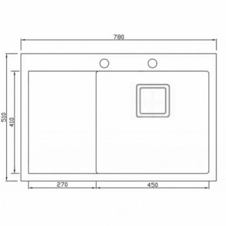 Мойка кухонная Seaman Eco Marino SMB-7851SQ