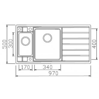 Мойка кухонная Seaman Eco Roma SMR-9750B2.0