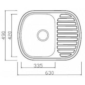 Мойка кухонная Seaman Eco Wien SWT-6349.0