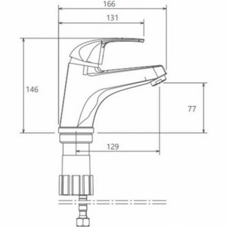 Смеситель для раковины Shouder Atlas 0020204