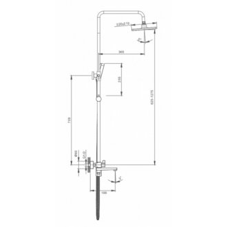 Душевая стойка Splenka S02 S02.24