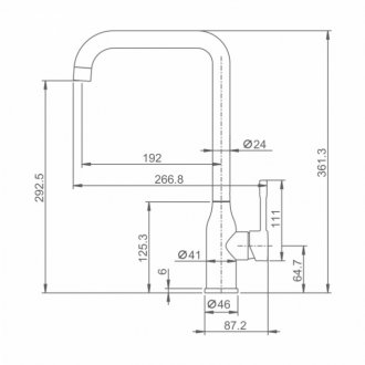 Смеситель для кухни S206 S206.40