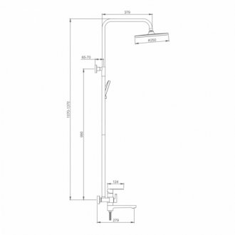 Душевая стойка Splenka S222 S222.24.06