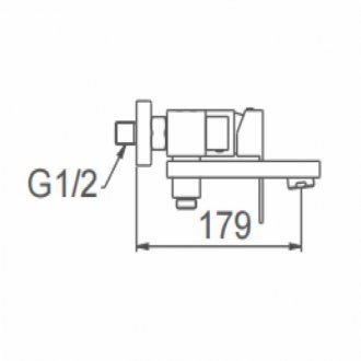 Смеситель для ванны Splenka S224 S224.30.05