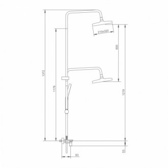 Душевая стойка Splenka S52 S52.24.06