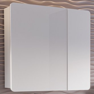 Зеркало-шкаф Stella Polar Адель 80 см белое