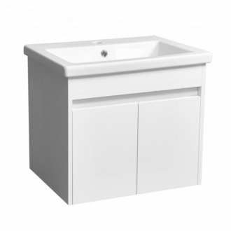 Мебель для ванной Stella Polar Фаворита 60 см подвесная белая