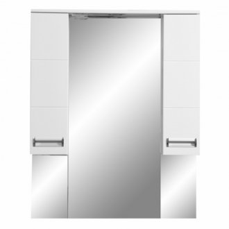 Зеркало со шкафчиком Stella Polar Фиора 80/С белый