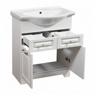 Мебель для ванной Stella Polar Кармела 65 см ольха белая