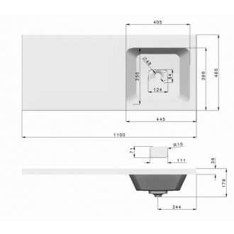 Мебель для ванной Stella Polar Кэтрин 110 см белая