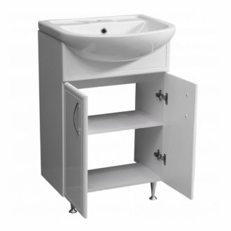 Мебель для ванной Stella Polar Концепт 55 см белая