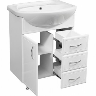Мебель для ванной Stella Polar Концепт 65 см белая
