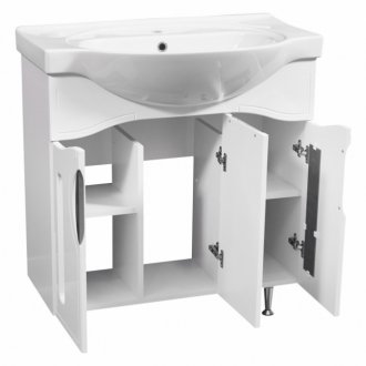 Мебель для ванной Stella Polar Сильва 80 см белая