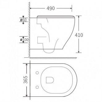 Комплект Stworki 510162 + Stworki Кронборг KR-01UP + Stworki 230824 белая матовая