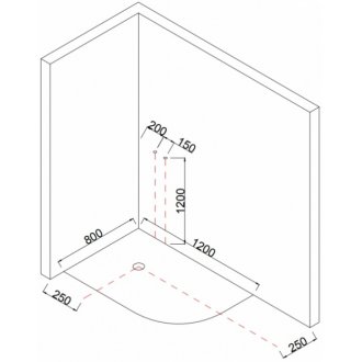 Душевая кабина Taliente TA-12080ML 120x80