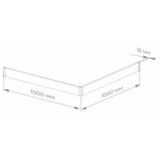 Экран для каркаса Taliente FPSE-ST-100W Март 100x100