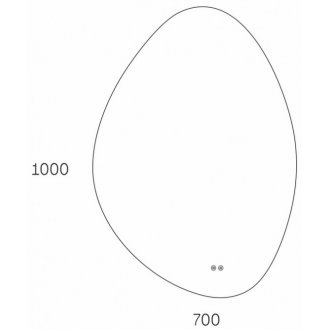 Зеркало Taliente Zled 70x100 TA-Zled-A70100a