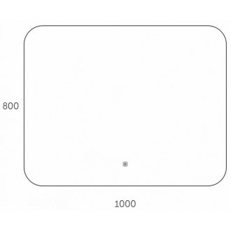 Зеркало Taliente Zled 100x80 TA-Zled-B10080