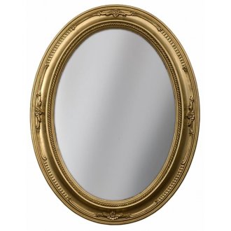 Зеркало овальное Tessoro Isabella TS-0047-B/L с фацетом поталь бронза