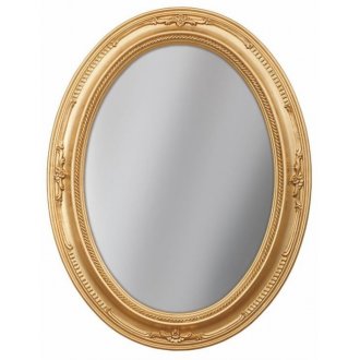 Зеркало овальное Tessoro Isabella TS-004701-670-G/L без фацета поталь золото