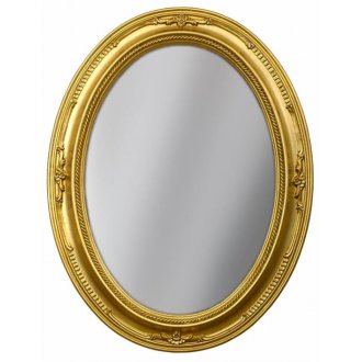 Зеркало овальное Tessoro Isabella TS-0047-G с фацетом золото