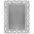 Зеркало прямоугольное Tessoro Isabella TS-1021-W/S с фацетом, белый глянец с серебром ++49 200 ₽