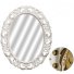 Зеркало овальное Tessoro Isabella TS-10210-W/B с фацетом белый глянец с бронзой ++50 250 ₽