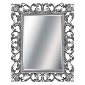 Зеркало прямоугольное Tessoro Isabella TS-1076-S с фацетом, серебро