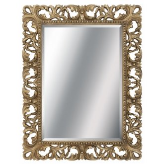 Зеркало прямоугольное Tessoro Isabella TS-0021-880-B/L поталь бронза