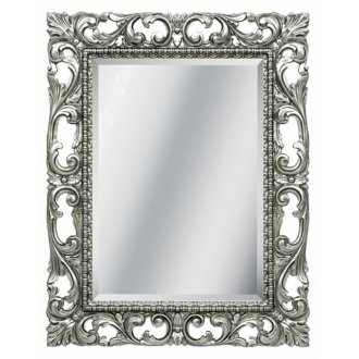 Зеркало прямоугольное Tessoro Isabella TS-0023-750-S/L поталь серебро