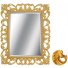 Зеркало прямоугольное Tessoro Isabella TS-1076-G/L с фацетом, золото ++52 380 ₽